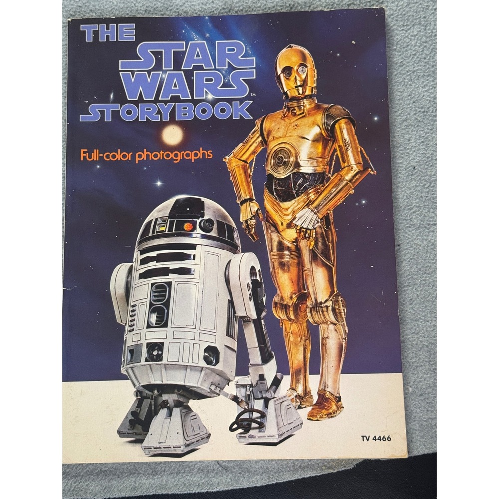 Vintage 1978 Star Wars Storybook Scholastic Paperback Full Color Photos TV4466